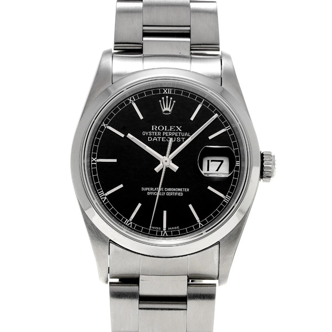 ROLEX BLACK WATCH: ROLEX black Watch Brand: ROLEX Type/Style: Wristwatch Material: Band Material Stainless steel, Case Material Stainless steel Color: Dial Color black Size: ?Case? H/about 36mm W/about 36mm