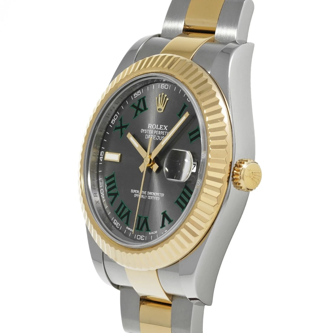 ROLEX DATEJUSTSLATE WATCH - 2