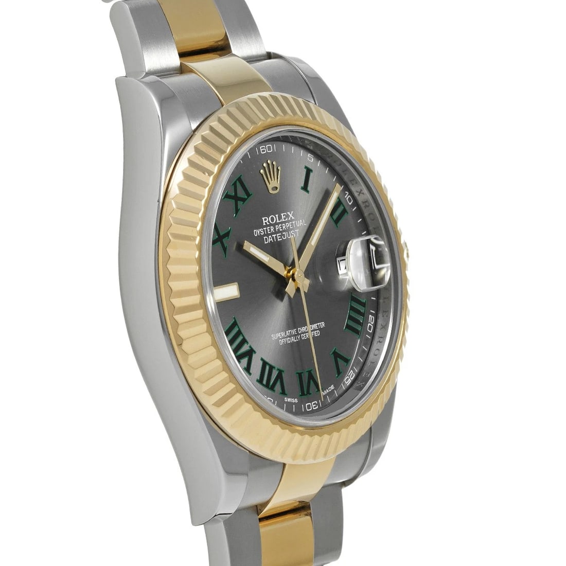 ROLEX DATEJUSTSLATE WATCH - 3