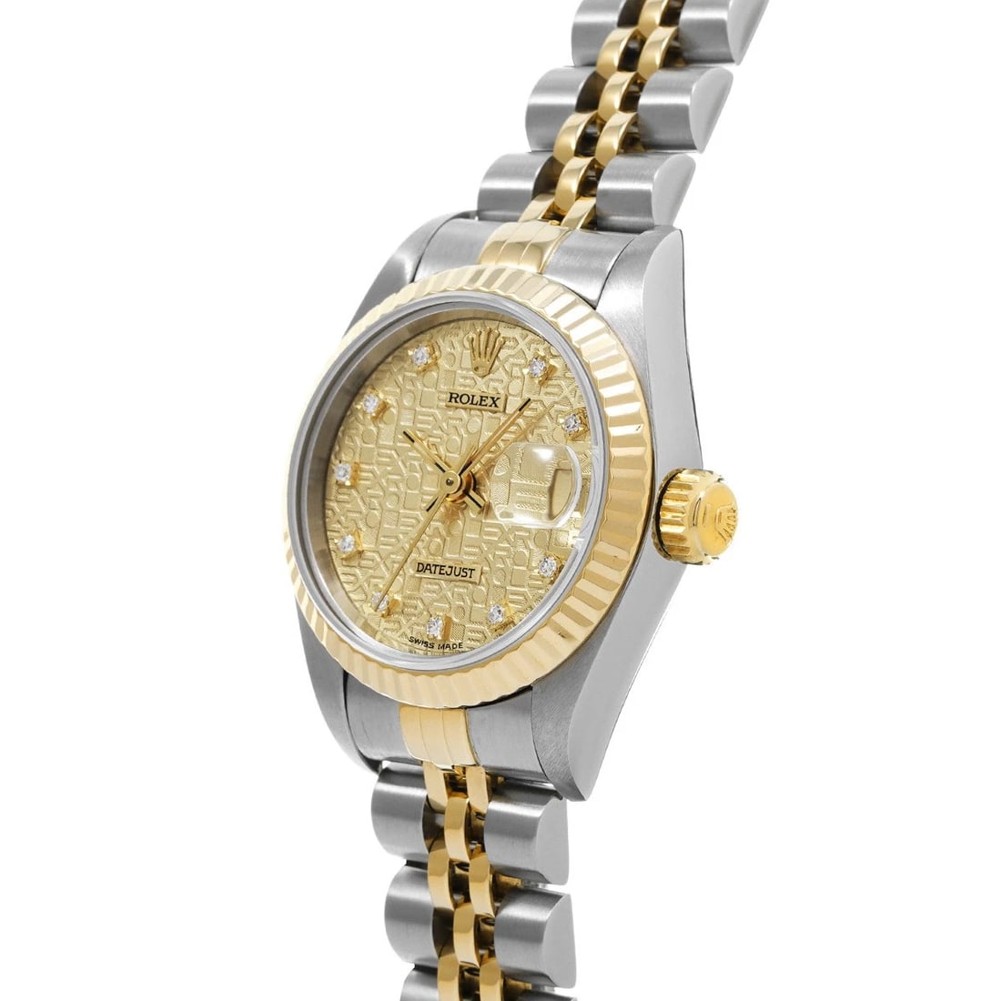 ROLEX CHAMPAGNE COMPUTER/DIAMOND WATCH - 2