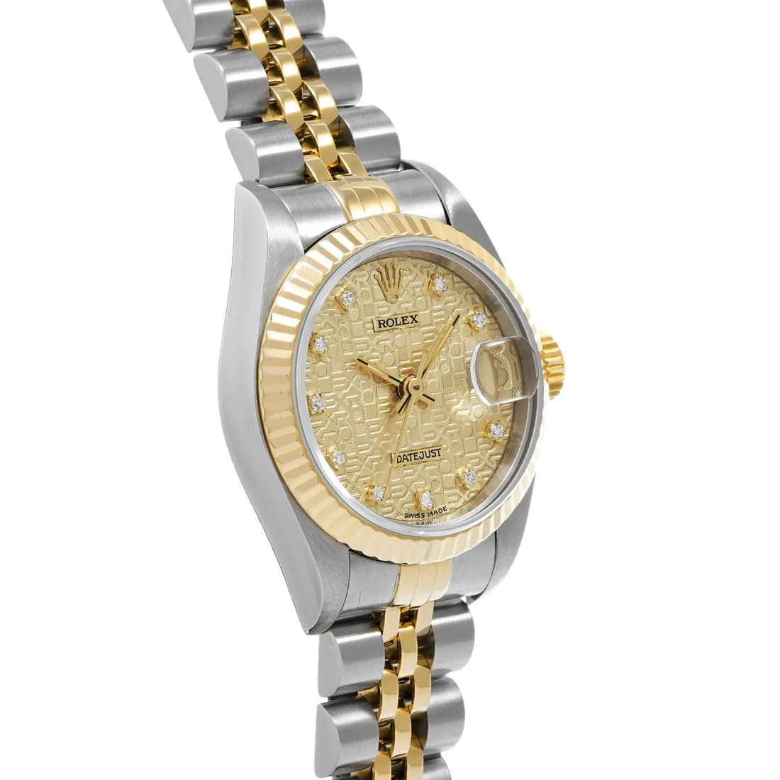 ROLEX CHAMPAGNE COMPUTER/DIAMOND WATCH - 3