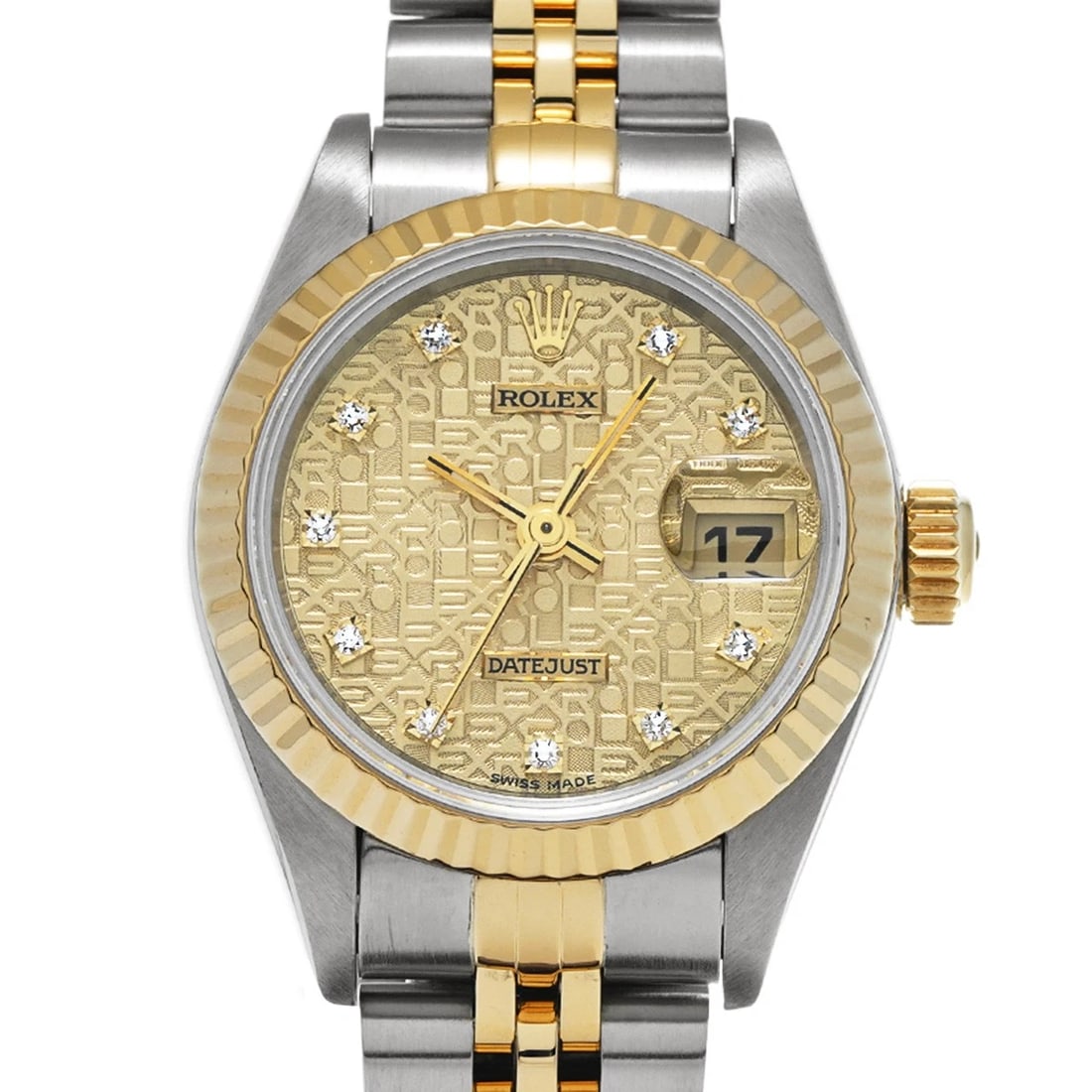 ROLEX CHAMPAGNE COMPUTER/DIAMOND WATCH - 4