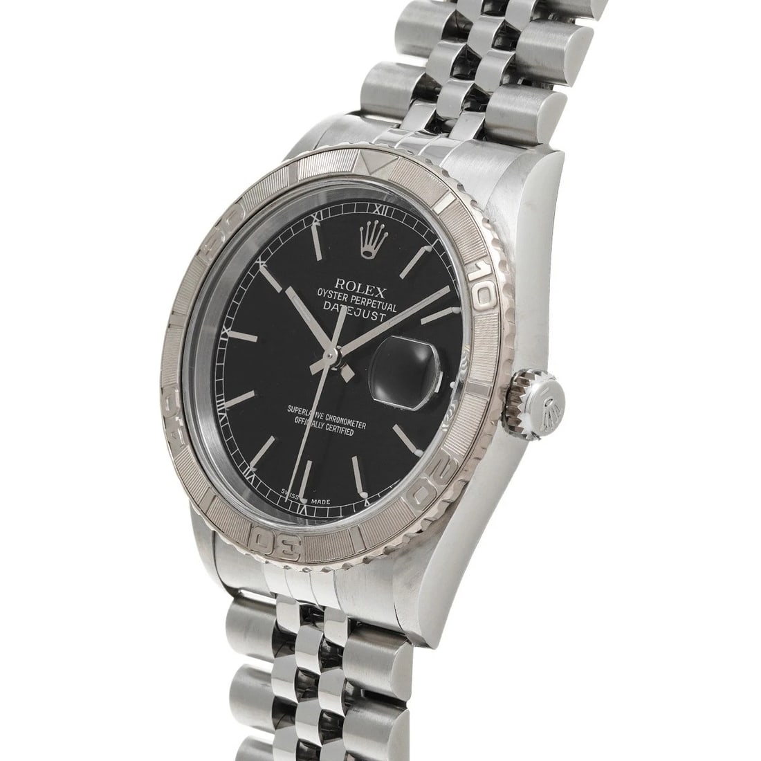 ROLEX THUNDERBIRD BLACK WATCH - 2