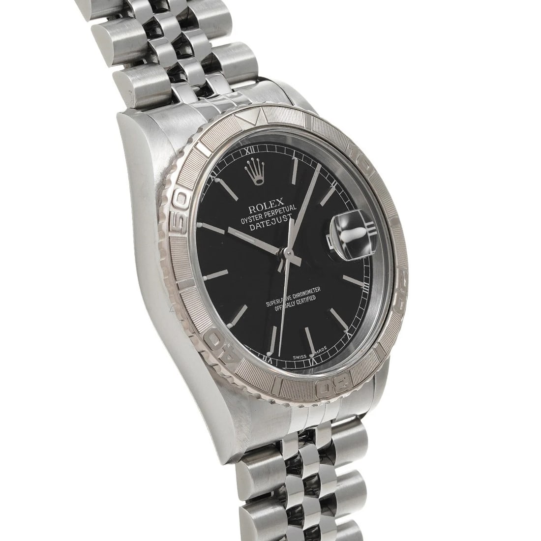 ROLEX THUNDERBIRD BLACK WATCH - 3