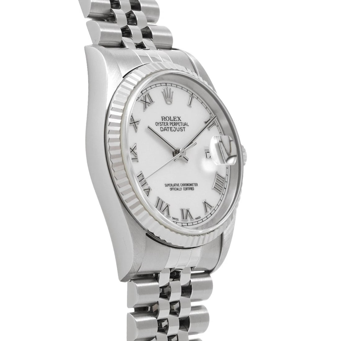 ROLEX WHITE WATCH - 3