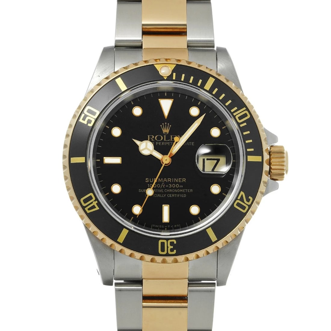 ROLEX SUBMARINER BLACK WATCH: ROLEX Submariner black Watch Brand: ROLEX Type/Style: Wristwatch Material: Band Material Stainless steel/Yellow Gold, Case Material Stainless steel Color: Dial Color black Size: ?Case? H/about 40mm