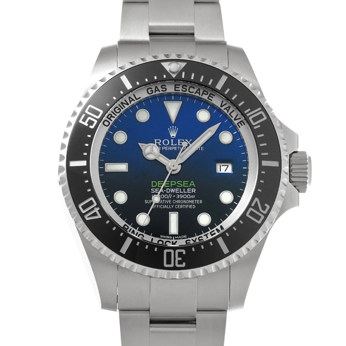 ROLEX SEA-DWELLER DEEPSEA D-BLUE WATCH: ROLEX Sea-Dweller Deepsea D-Blue Watch Brand: ROLEX Type/Style: Wristwatch Material: Band Material Stainless steel, Case Material Stainless steel Color: Dial Color D-Blue Size: ?Case? H/about 44mm
