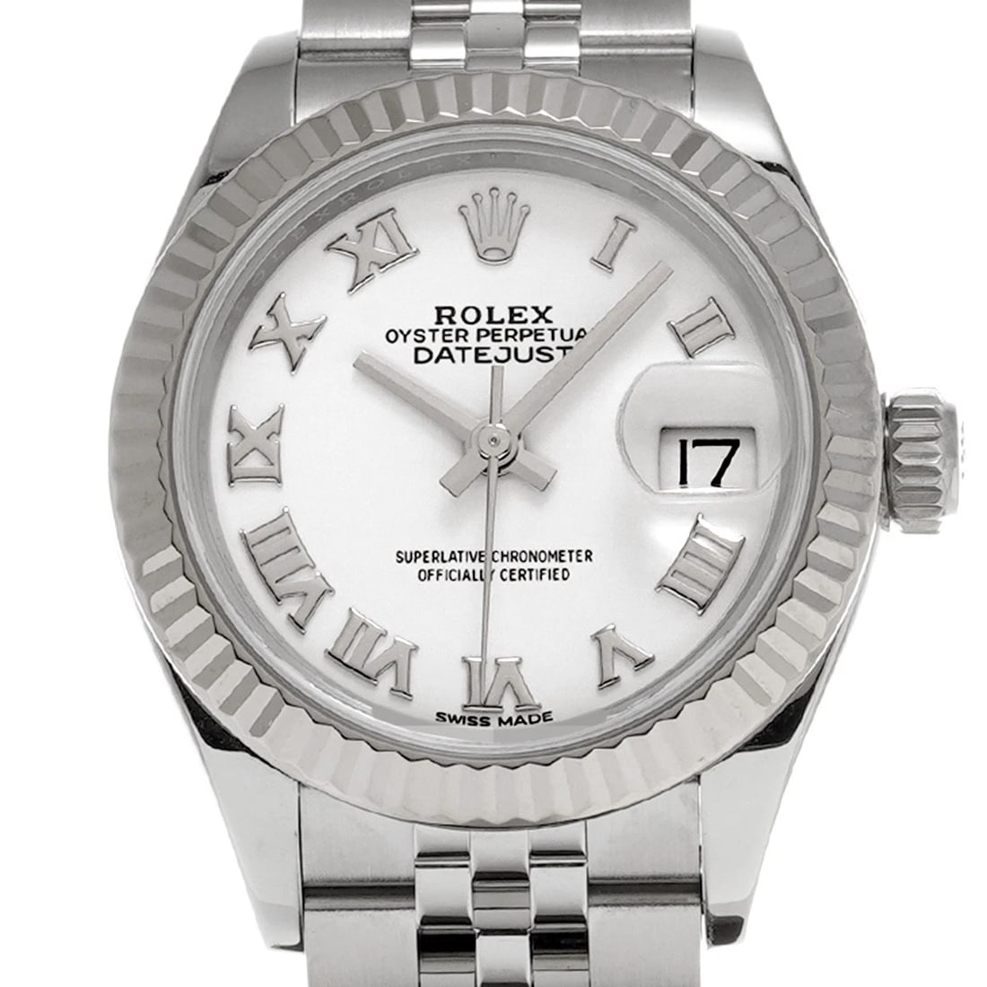ROLEX WHITE WATCH - 4