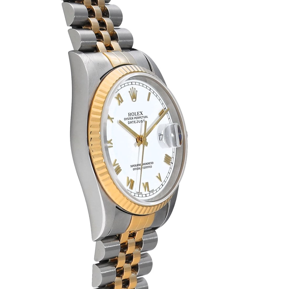 ROLEX WHITE WATCH - 3