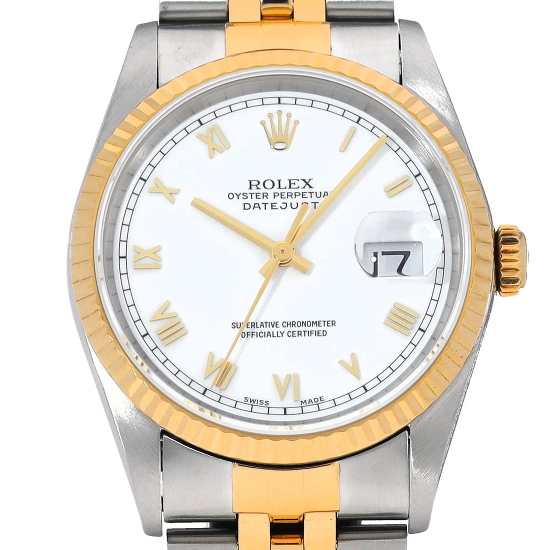 ROLEX WHITE WATCH - 4