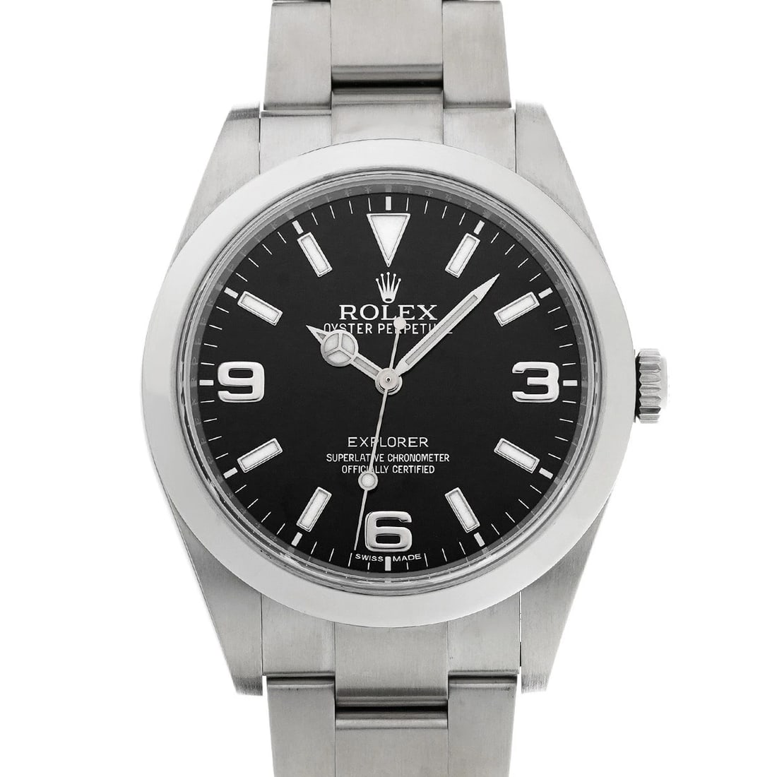 ROLEX EXPLORER BLACK WATCH: ROLEX Explorer black Watch Brand: ROLEX Type/Style: Wristwatch Material: Band Material Stainless steel, Case Material Stainless steel Color: Dial Color black Size: ?Case? H/about 1.5inch W/about