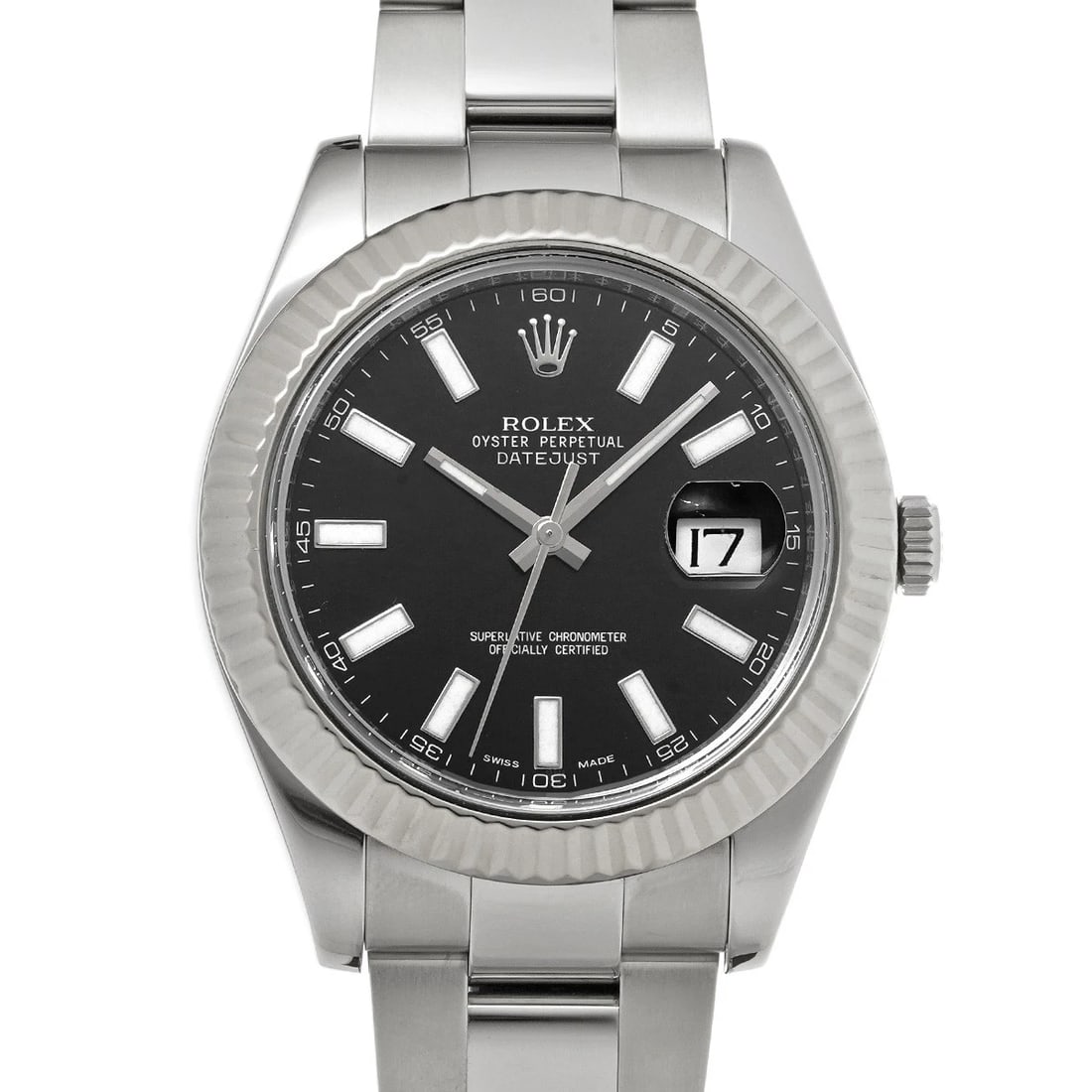 ROLEX DATEJUSTBLACK WATCH: ROLEX Datejustblack Watch Brand: ROLEX Type/Style: Wristwatch Material: Band Material Stainless steel, Case Material Stainless steel Color: Dial Color black Size: ?Case? H/about 41mm W/about 41mm