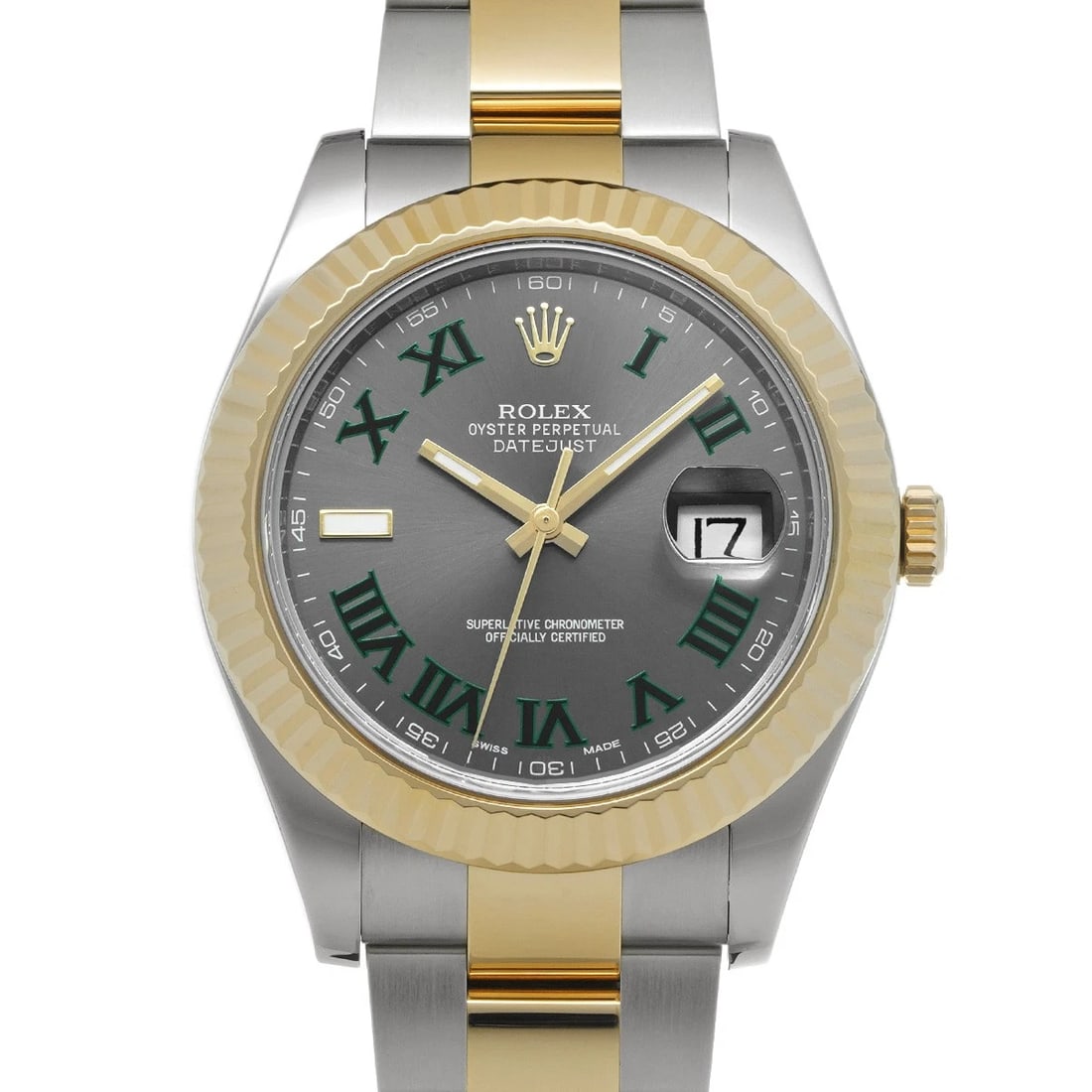ROLEX DATEJUSTSLATE WATCH: ROLEX Datejustslate Watch Brand: ROLEX Type/Style: Wristwatch Material: Band Material Stainless steel/Yellow Gold, Case Material Stainless steel Color: Dial Color slate Size: ?Case? H/about 41mm W/abo