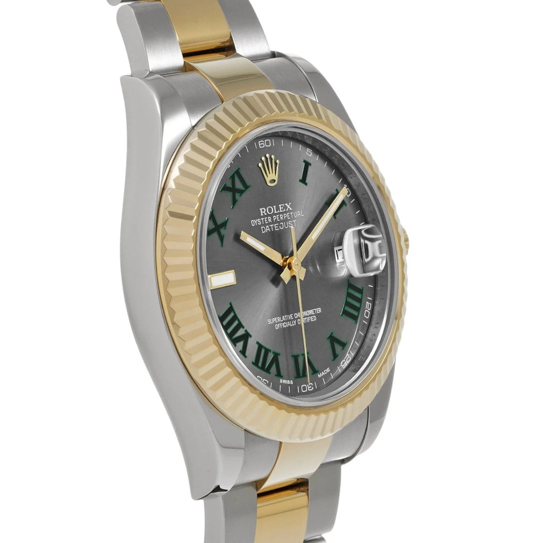ROLEX DATEJUSTSLATE WATCH - 3