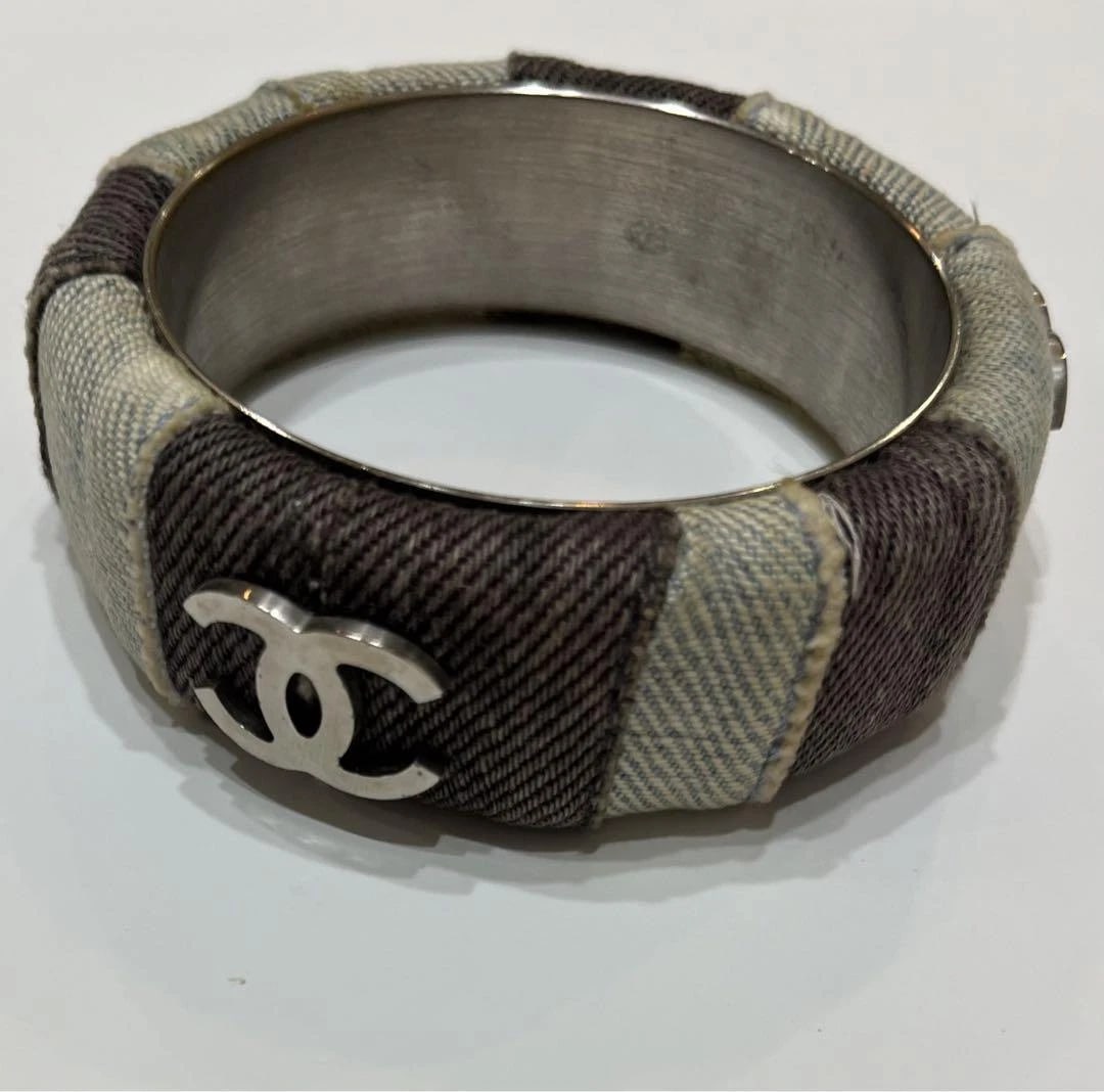 CHANEL COCO MARK BANGLE BRACELET - 2