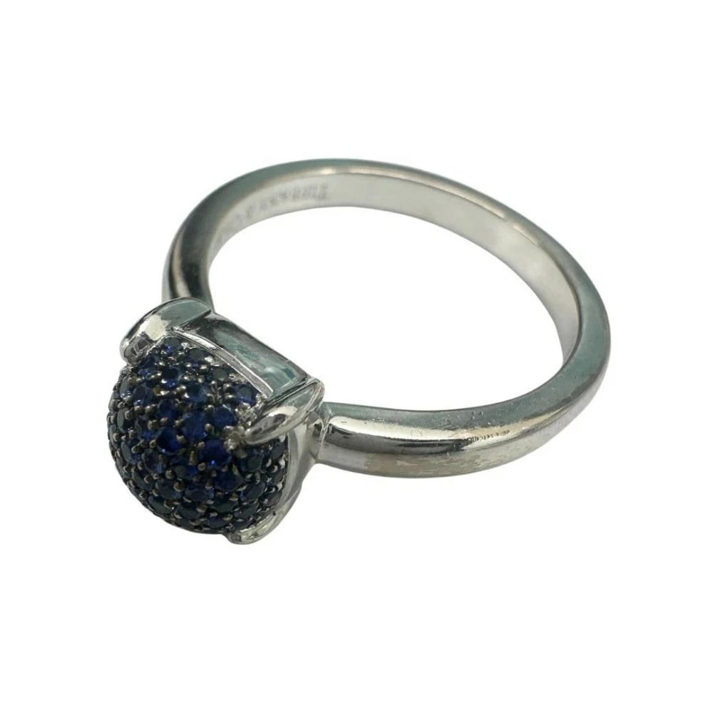 TIFFANY & CO. TIFFANY SUGAR STACK RING 18K WHITE GOLD (1 of 2)