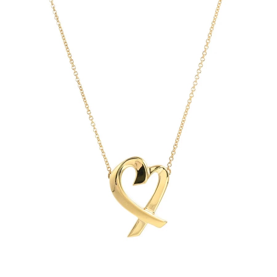 TIFFANY & CO. NECKLACE PENDANT CHARM 18K YELLOW GOLD: Tiffany & Co. Necklace Pendant Charm 18K Yellow Gold Brand: Tiffany & Co. Type/Style: Pendant Material: 18K Yellow Gold, Color: YELLOW GOLD Size: Chain length (including clasp): approx. 47 cm / Charm:
