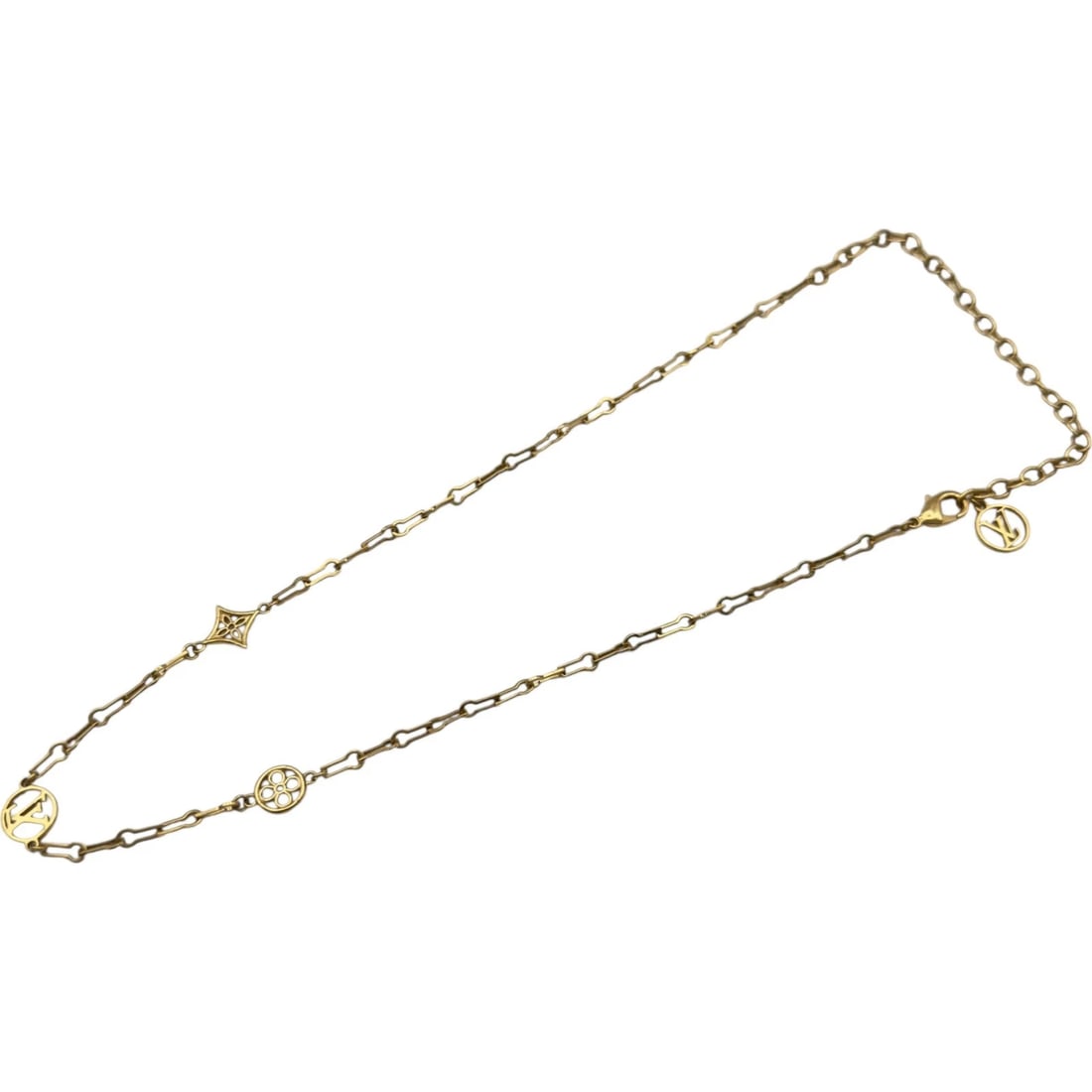 LOUIS VUITTON COLLIER FOREVER YOUNG GOLD METAL: Louis Vuitton Collier Forever Young Gold Metal Brand: Louis Vuitton Type/Style: Chain Material: Metal, Color: gold Size: Chain length: approx. 44 cm Details Motif diameter: 8.1 mm?10.7 mm Accessor