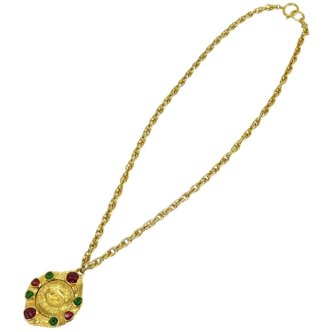 CHANEL NECKLACE COCO MARK GRIPOIX GP (1 of 7)