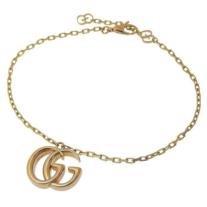 GUCCI GG MARMONT BRACELET 18K YELLOW GOLD 750: GUCCI GG Marmont Bracelet 18K Yellow Gold 750 Brand: Gucci Type/Style: Bracelet Material: 18K Yellow Gold, Color: YELLOW GOLD Size: Wrist Circumference] Approximately 20-17cm [Width] Approximately 1.7