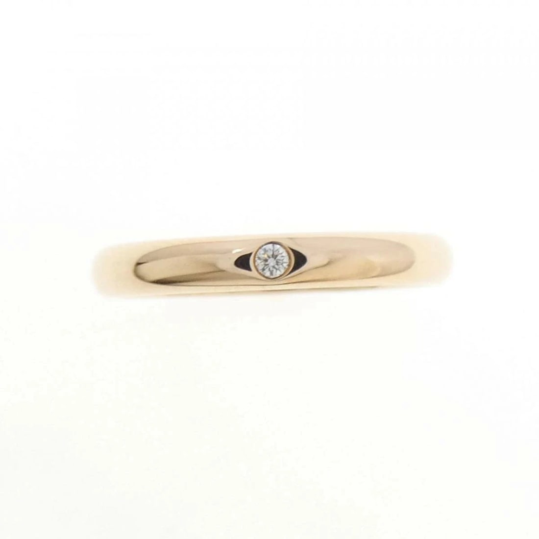 CARTIER BAND RING DIAMOND 18K ROSE GOLD: CARTIER Band Ring Diamond 18K Rose Gold Brand: Cartier Type/Style: Ring Material: 18K Rose Gold / Diamond, Main Stone/Creation Natural Color: Gold Size: US 4.75 Accessories: None Accessori