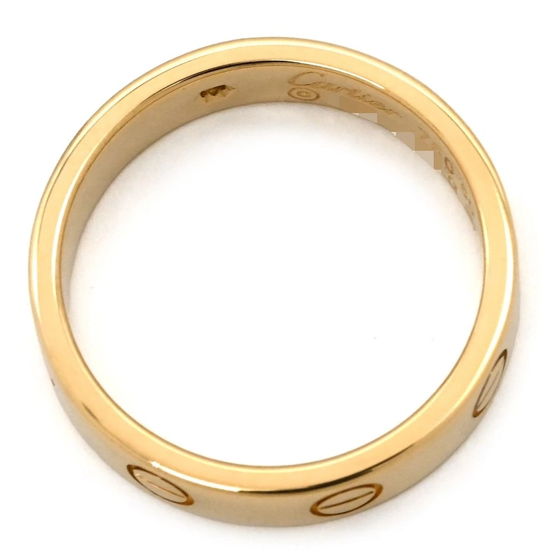 CARTIER MINI LOVE RING DIAMOND K18YG YELLOW GOLD: Cartier Mini Love Ring Diamond K18YG Yellow Gold Brand: Cartier Type/Style: Ring Material: K18YG / Diamond, Main Stone/Creation Natural Color: Yellow Gold Size: US 5.25 Accessories: None A