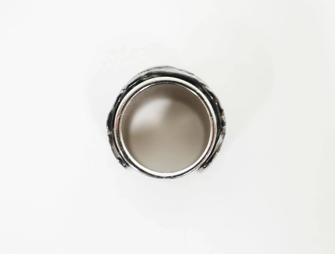 CHANEL COCO MARK RHINESTONE SILVER GP - 2
