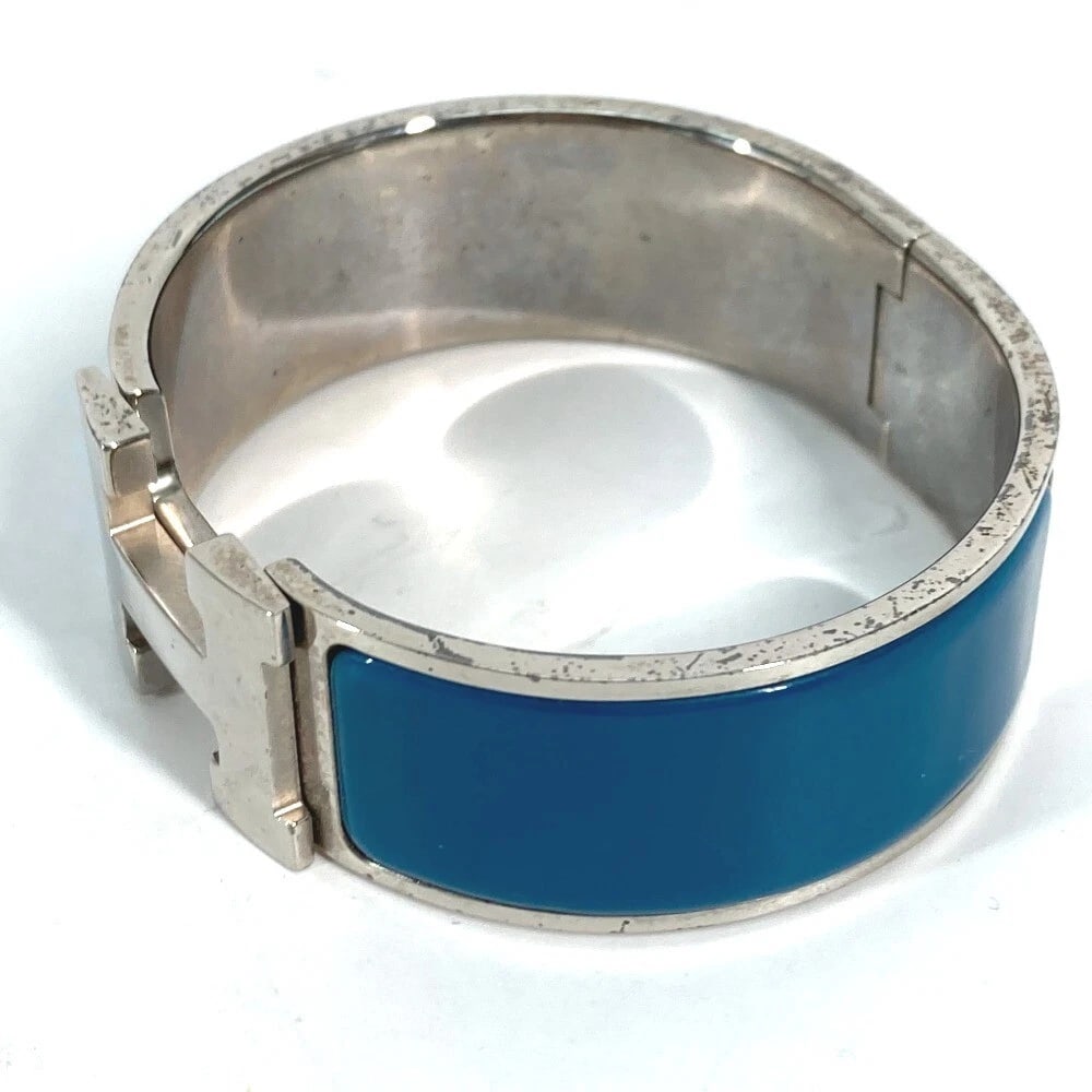 HERMES BRACELET BANGLE BLUE - 2