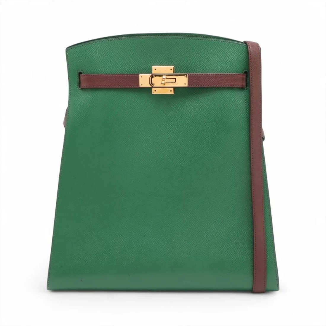HERMES KELLY SPORT GM CUSHBELL VEIL X HAVANA: Hermes Kelly Sport GM Cushbell Veil x Havana Brand: Hermes Type/Style: Shoulder bag Material: Cushbell Color: Veil x Havana Size: Height:12.8inchLength:11.8inchDepth:4.7inch Accessories: None