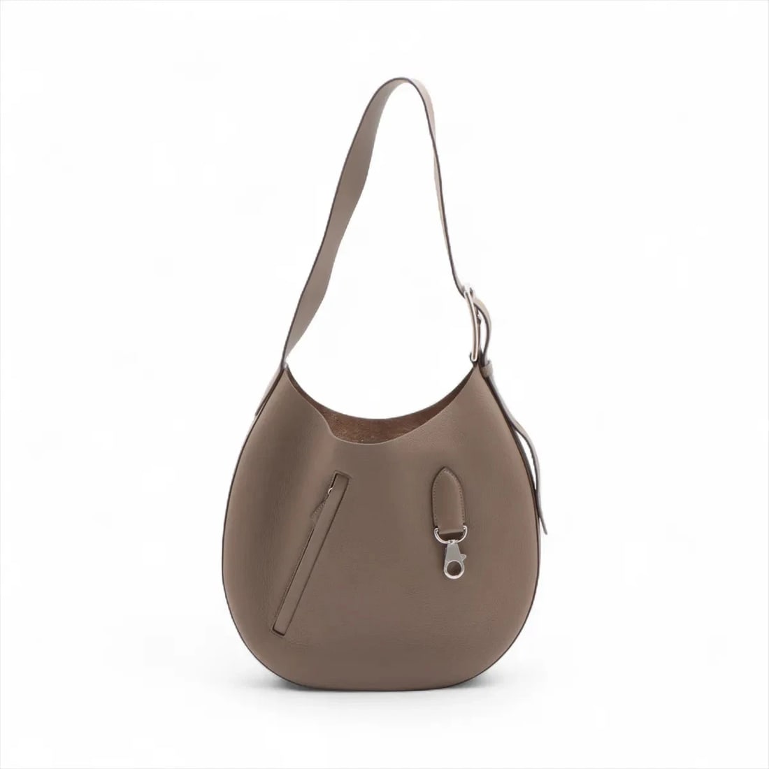 HERMES ARSON TOGO ? VEAU SWIFT 2 WAY SHOULDER BAG: Hermes Arson Togo ? Veau Swift 2 Way Shoulder Bag Brand: Hermes Type/Style: Shoulder bag Material: Togo ? Veau Swift Color: Etoupe Size: Height:12.4inchLength:12.4inchDepth:2.0inch Accessories: No