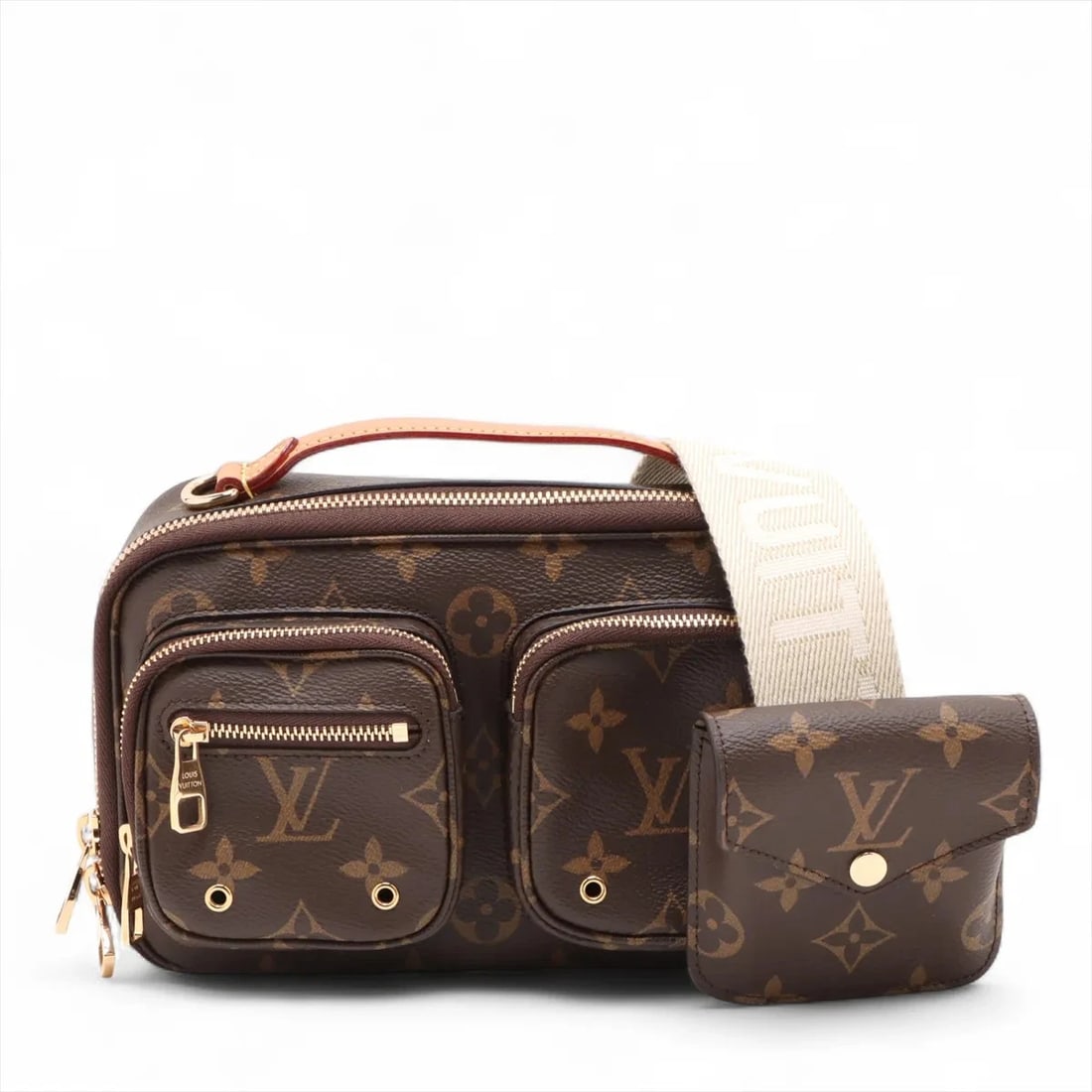 LOUIS VUITTON MONOGRAM UTILITY CROSSBODY BROWN (1 of 6)