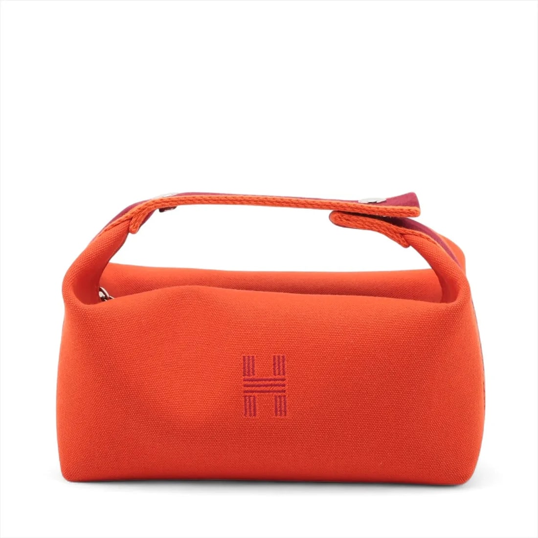 HERMES BRID A BLACK PM CANVAS ORANGE: Hermes Brid A Black PM canvas Orange Brand: Hermes Type/Style: Hand bag Material: canvas Color: Orange Size: Height:5.1inchLength:8.1inchDepth:4.7inch Accessories: None Accessories Notice: