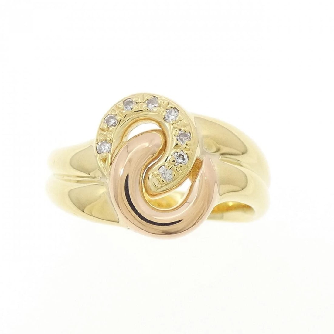 K18YG/K18PG DIAMOND RING - 2