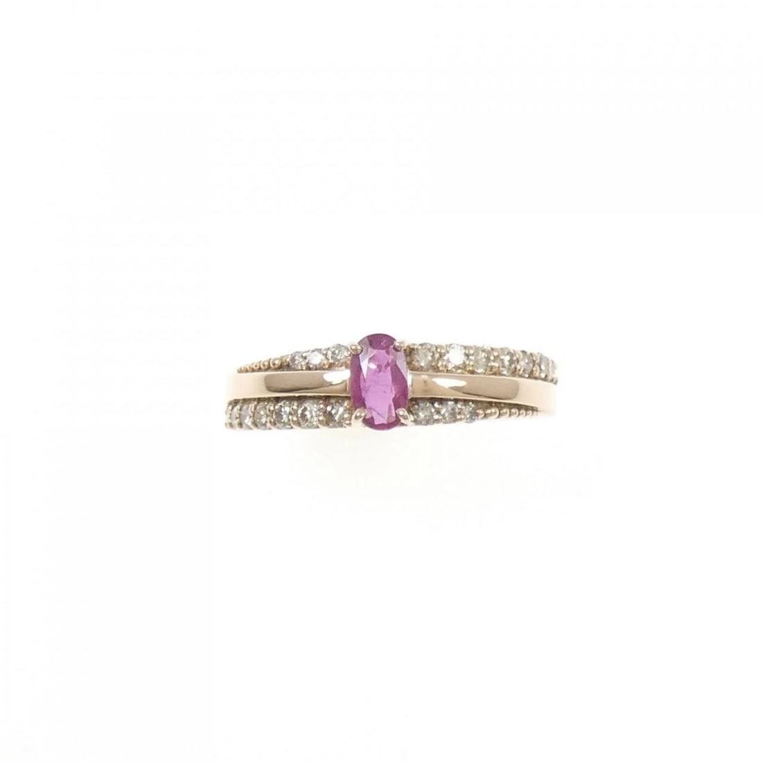 K18PG RUBY RING - 2