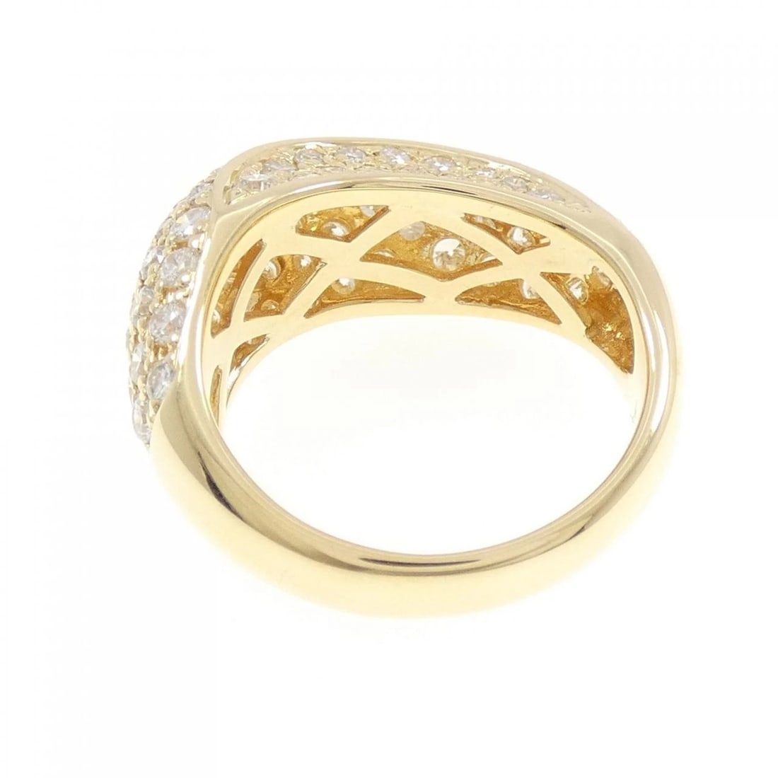 K18YG DIAMOND RING - 2