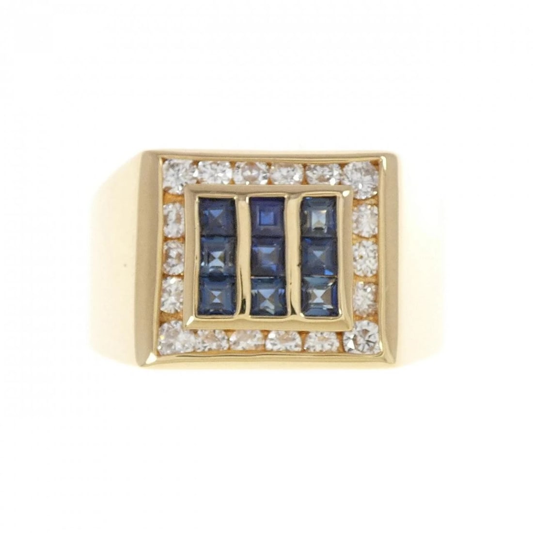 K18YG SAPPHIRE RING - 2