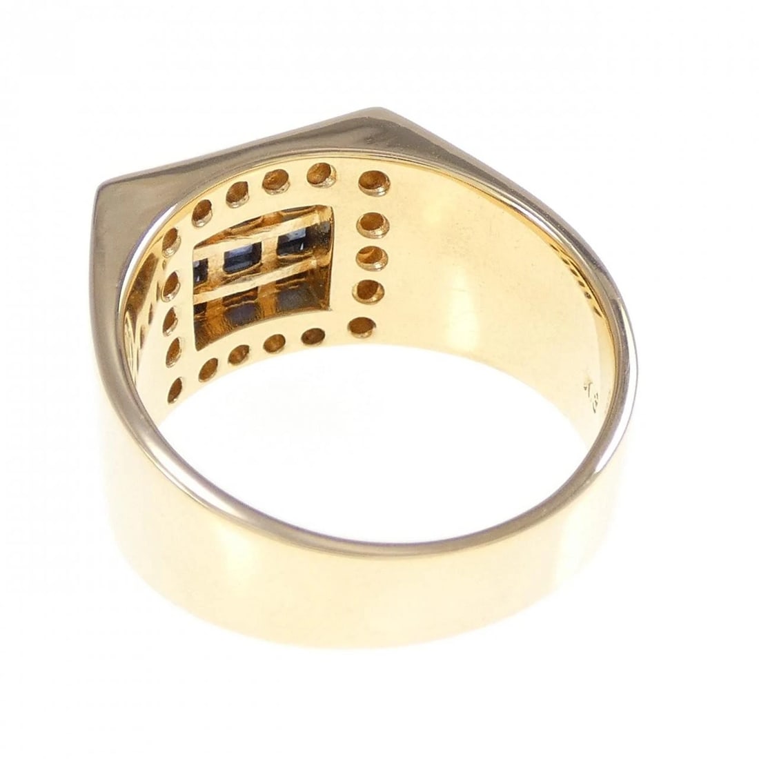 K18YG SAPPHIRE RING - 3