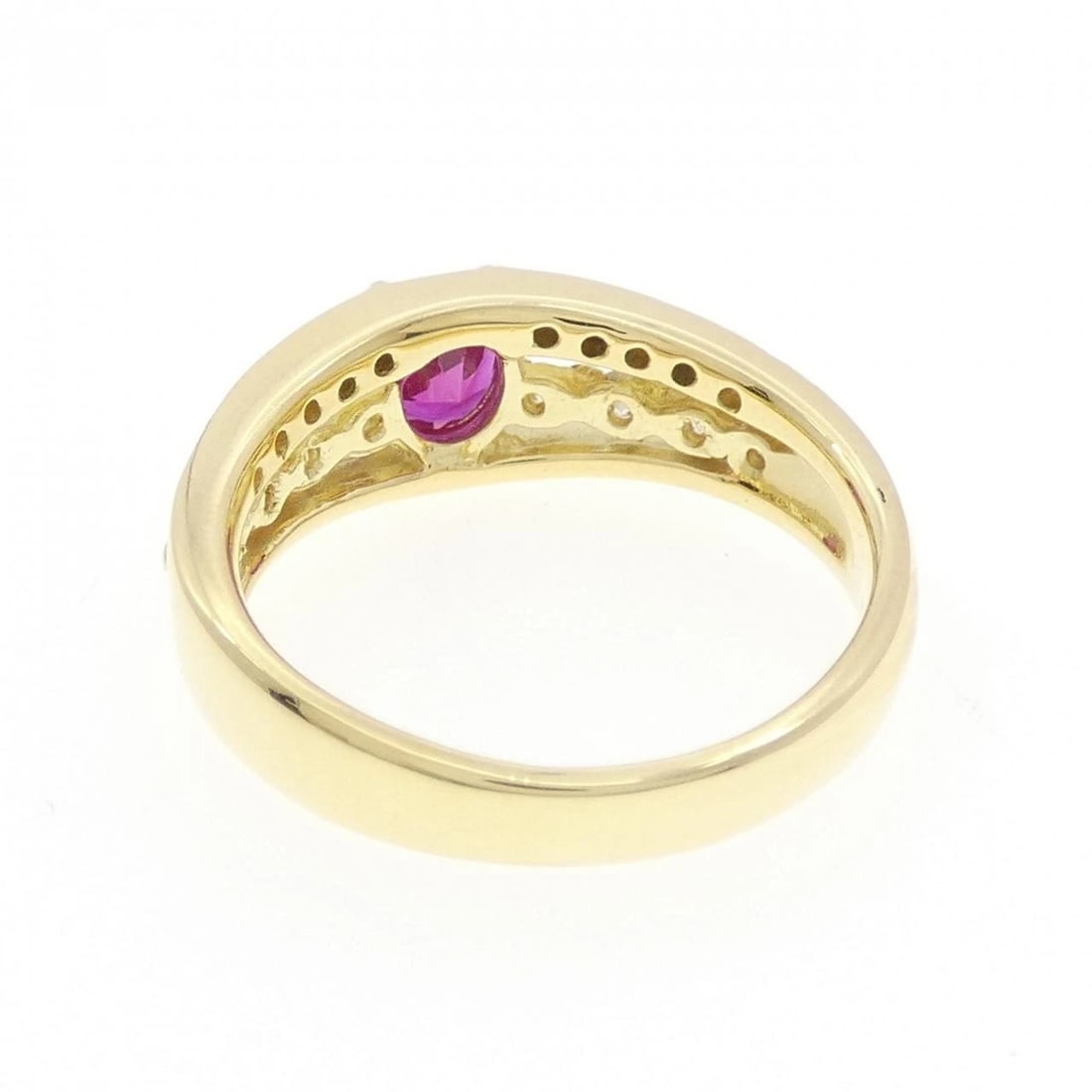 K18YG RUBY RING - 3