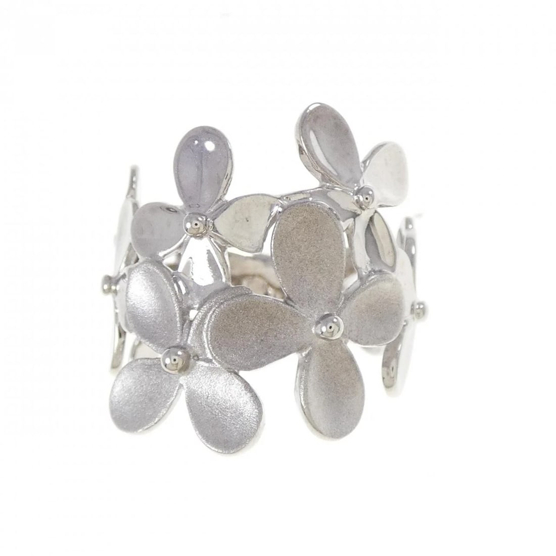 K18WG FLOWER RING - 2