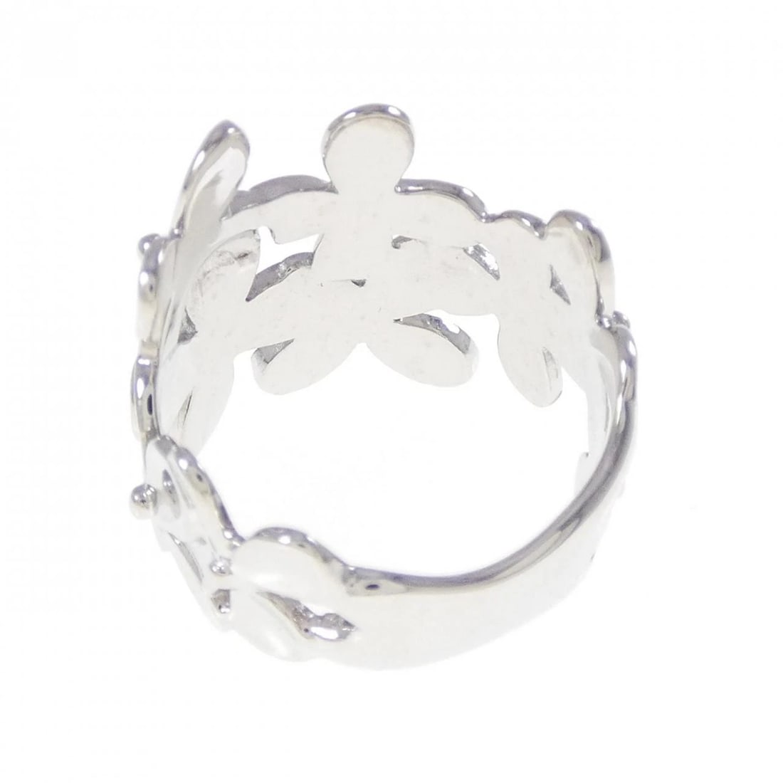 K18WG FLOWER RING - 3
