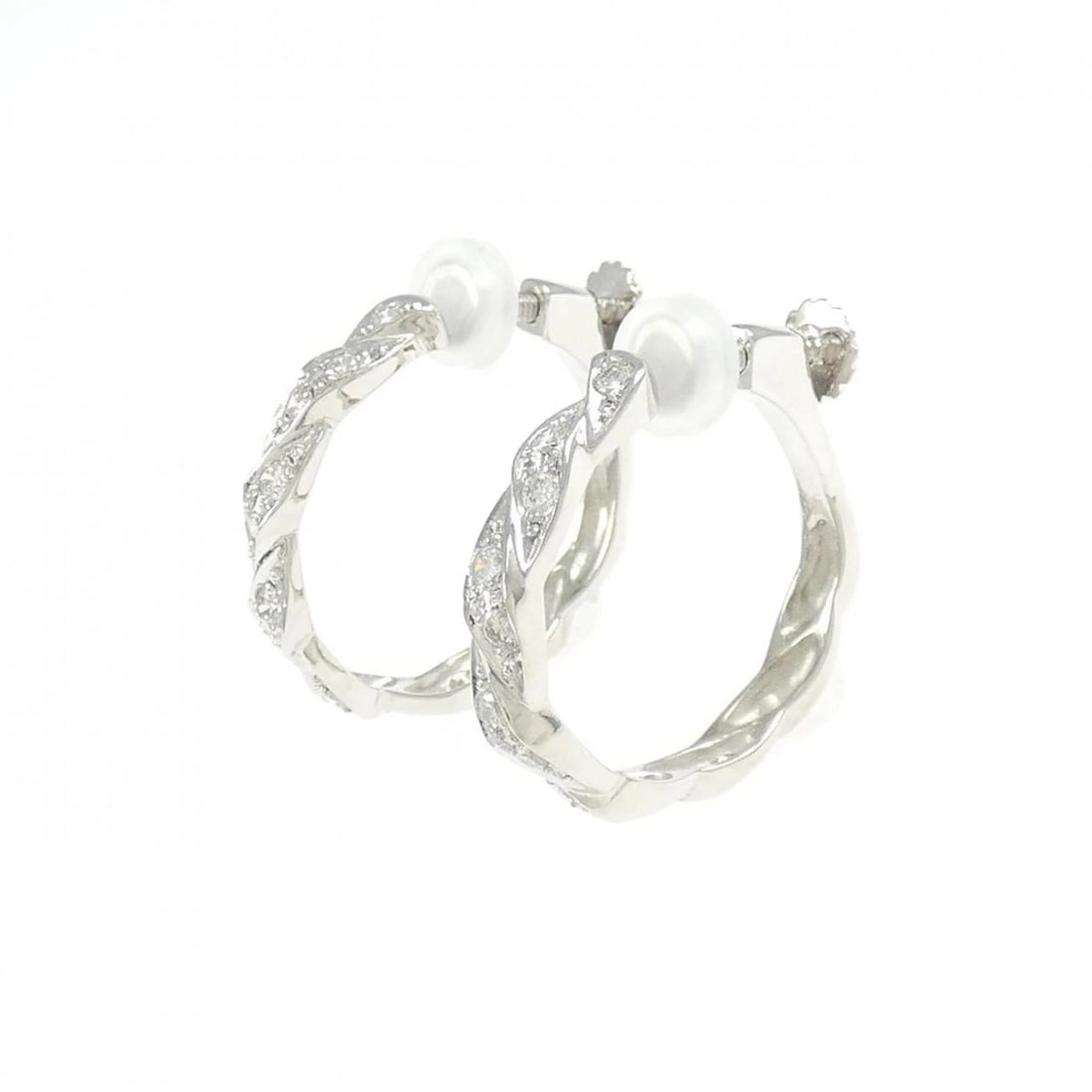 PT900 DIAMOND EARRING - 2