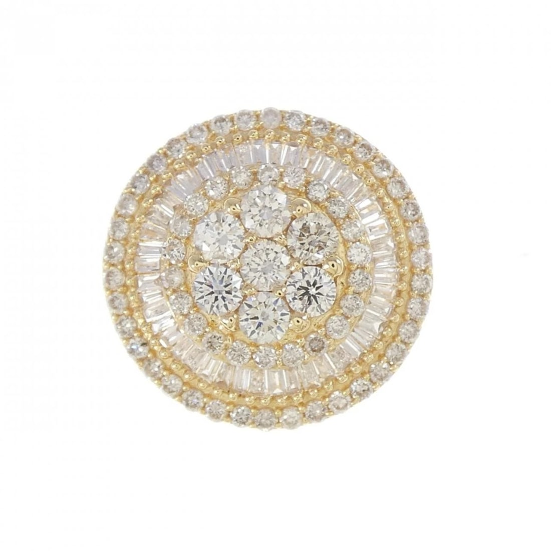 750YG DIAMOND RING - 2