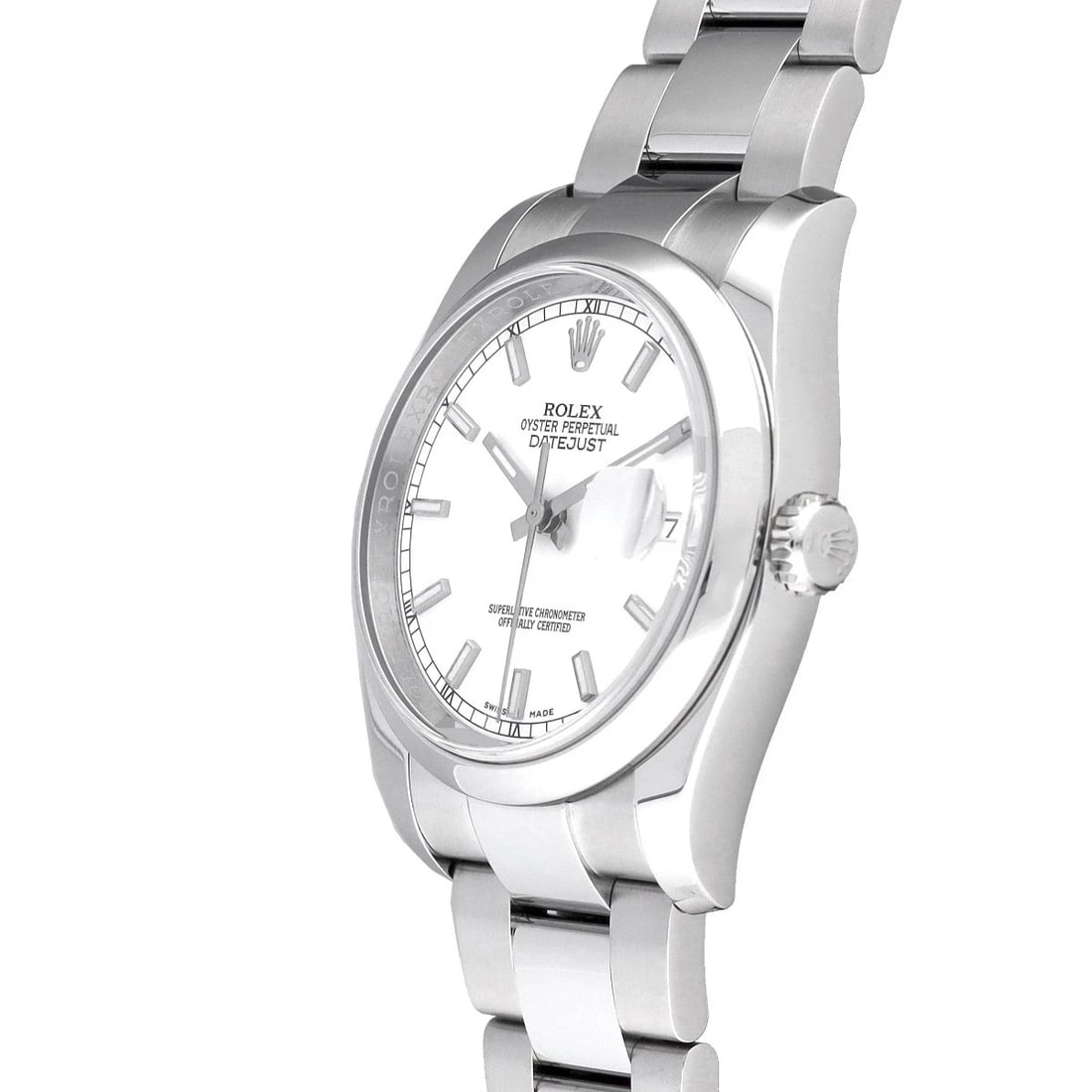 ROLEX WHITE WATCH - 2
