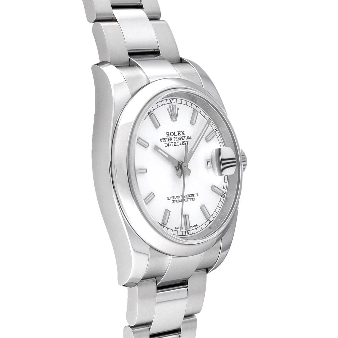 ROLEX WHITE WATCH - 3