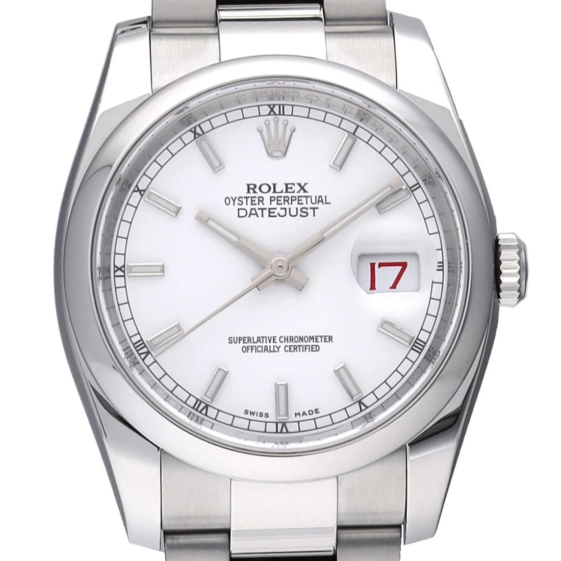 ROLEX WHITE WATCH - 4