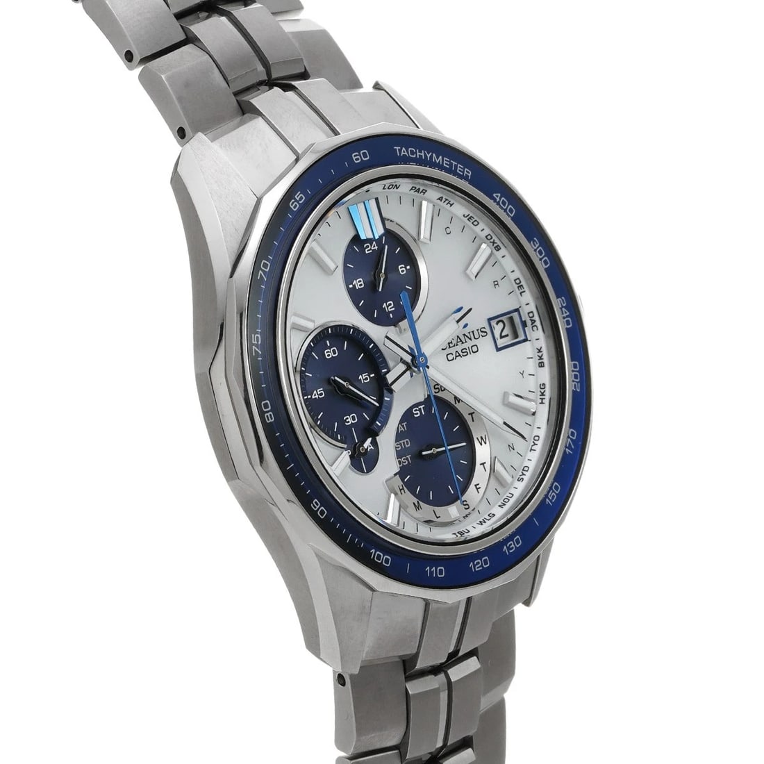 CASIO OCEANUS MANTA WHITE WATCH - 3