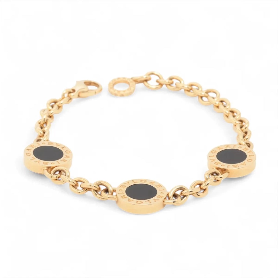 BVLGARI ONYX BRACELET 750(YG) (1 of 3)