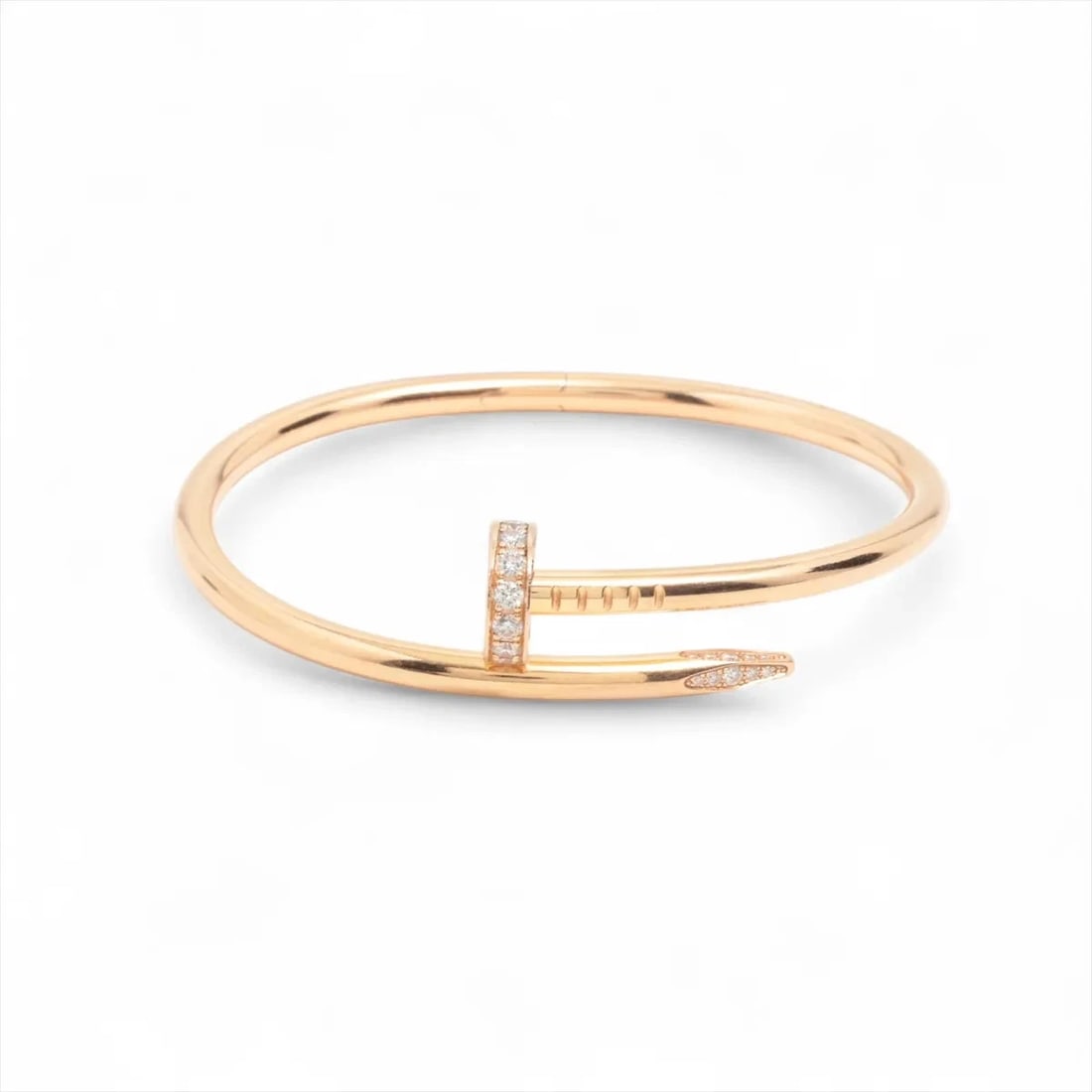 CARTIER JUSTE UN CLOU DIAMOND BRACELET 750(PG) (1 of 3)