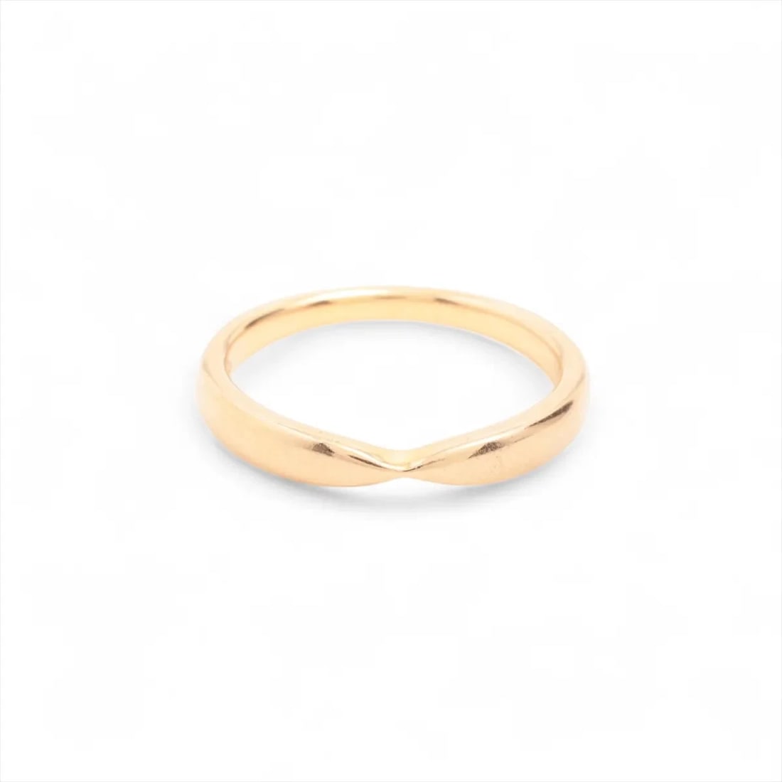 TIFFANY HARMONY RING 750(PG): Tiffany Harmony Ring 750(PG) Brand: Tiffany Type/Style: Ring Material: 750(PG), Color: PG Size: 5.25 US Accessories: None Accessories Notice: When purchasing pre-owned goods, please refer
