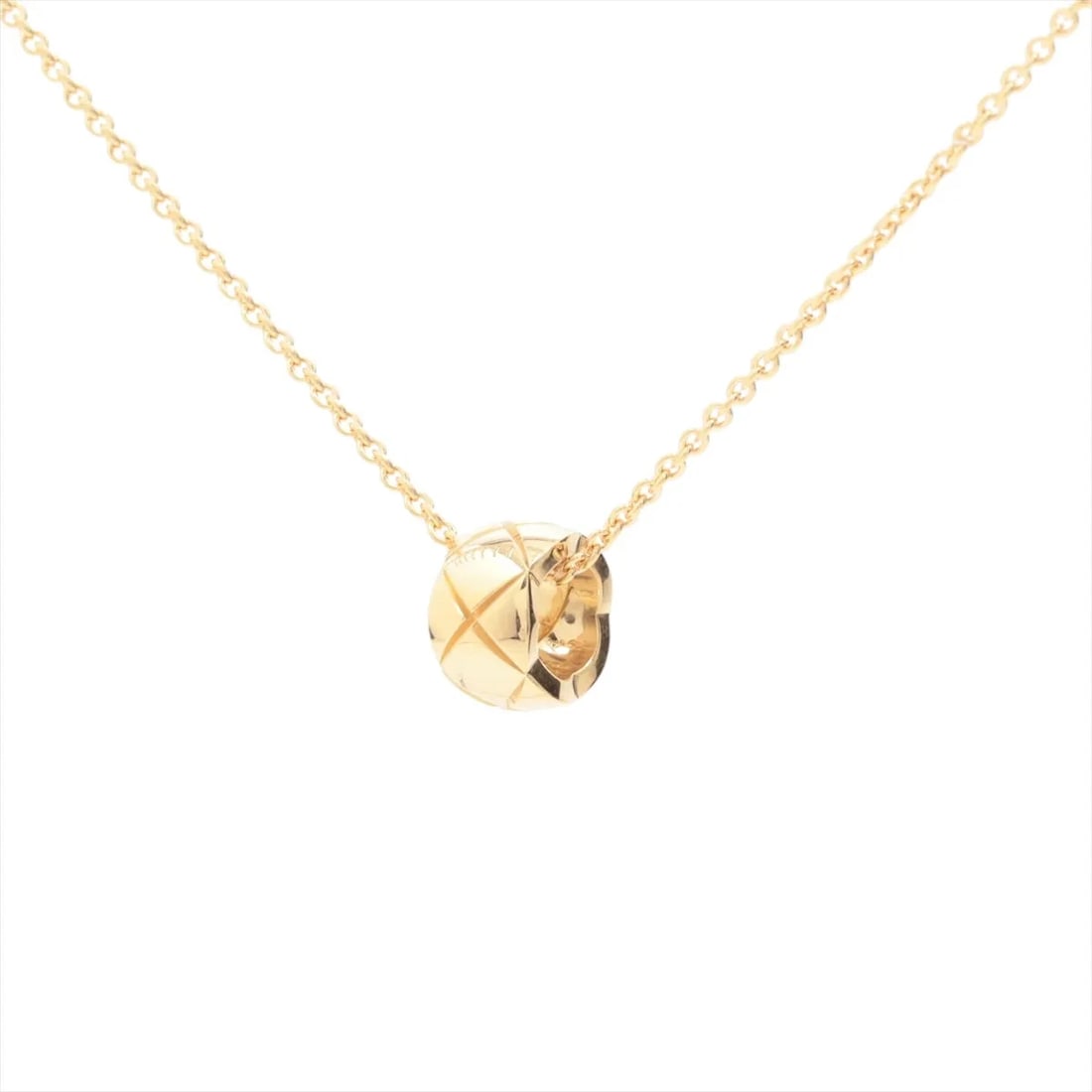 CHANEL COCO CRUSH NECKLACE 750(YG): Chanel Coco Crush Necklace 750(YG) Brand: Chanel Type/Style: Necklace Material: 750(YG, Color: YG Size: (CM) Chain length:47 (Inch) Chain Length:18.5inch Accessories: None Accessories Noti
